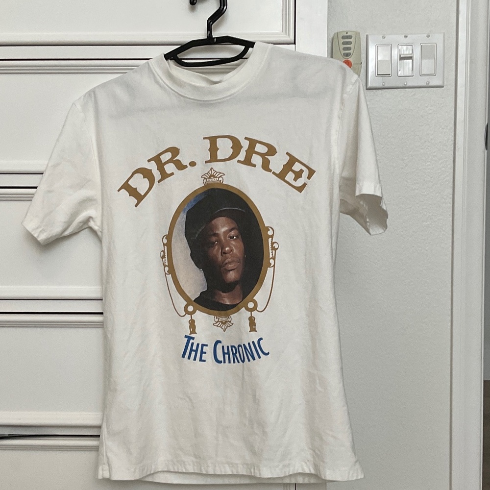 #0375 White T-Shirt Size 2XS Brand The Chronic